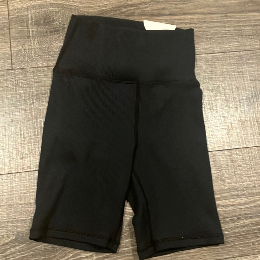 NWT black aerie biker shorts